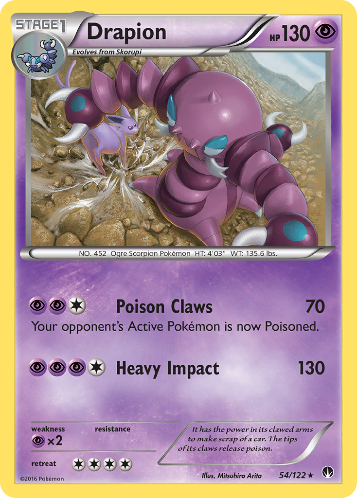 Drapion (54/122) [XY: BREAKpoint] | Gamers Paradise