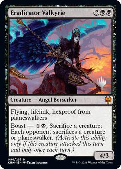 Eradicator Valkyrie (Promo Pack) [Kaldheim Promos] | Gamers Paradise