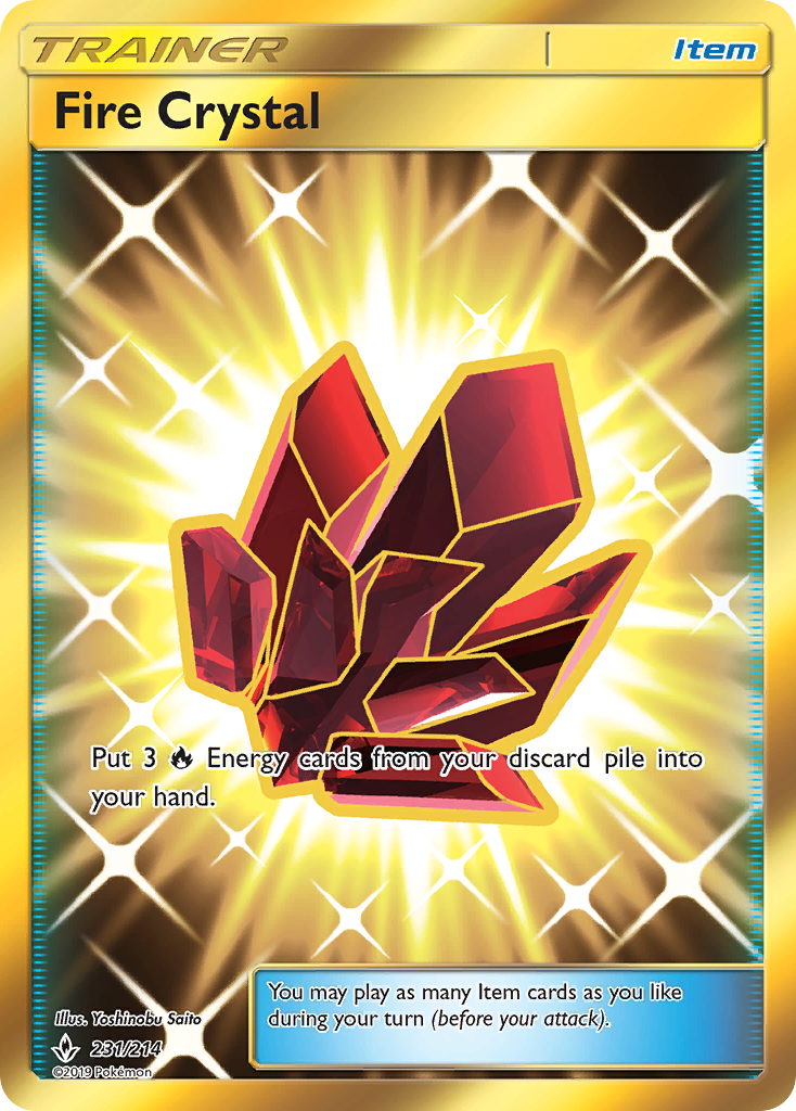 Fire Crystal (231/214) [Sun & Moon: Unbroken Bonds] | Gamers Paradise