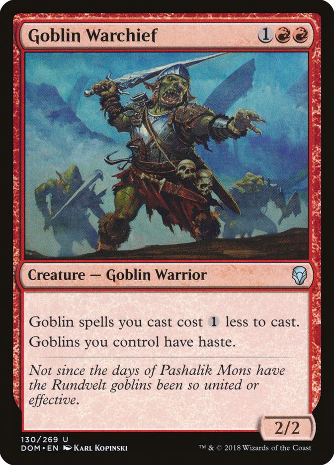 Goblin Warchief [Dominaria] | Gamers Paradise