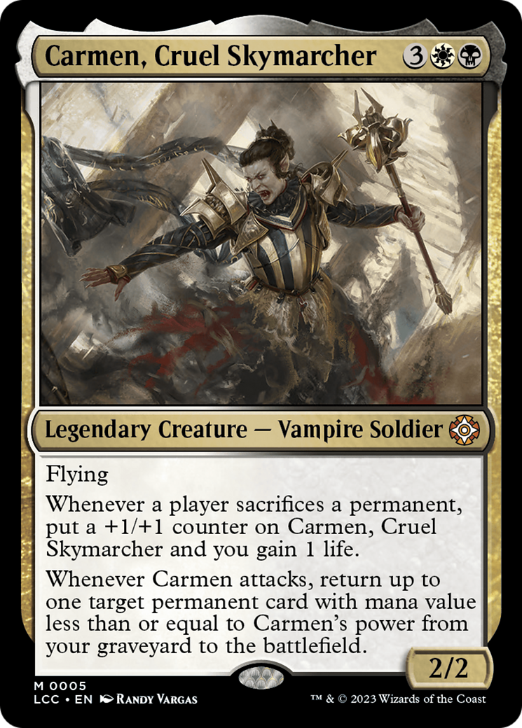 Carmen, Cruel Skymarcher [The Lost Caverns of Ixalan Commander] | Gamers Paradise