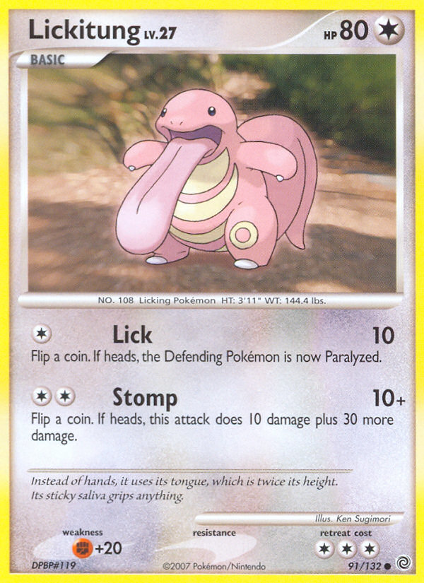 Lickitung (91/132) [Diamond & Pearl: Secret Wonders] | Gamers Paradise