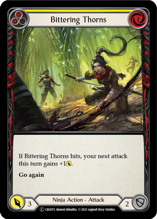 Bittering Thorns [U-CRU072-RF] Unlimited Rainbow Foil | Gamers Paradise