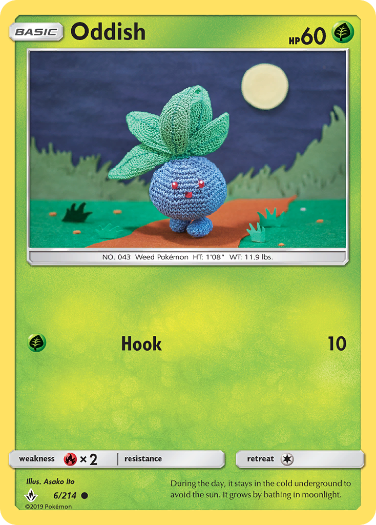 Oddish (6/214) [Sun & Moon: Unbroken Bonds] | Gamers Paradise