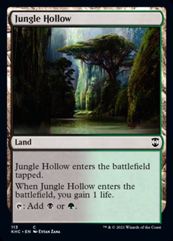 Jungle Hollow [Kaldheim Commander] | Gamers Paradise