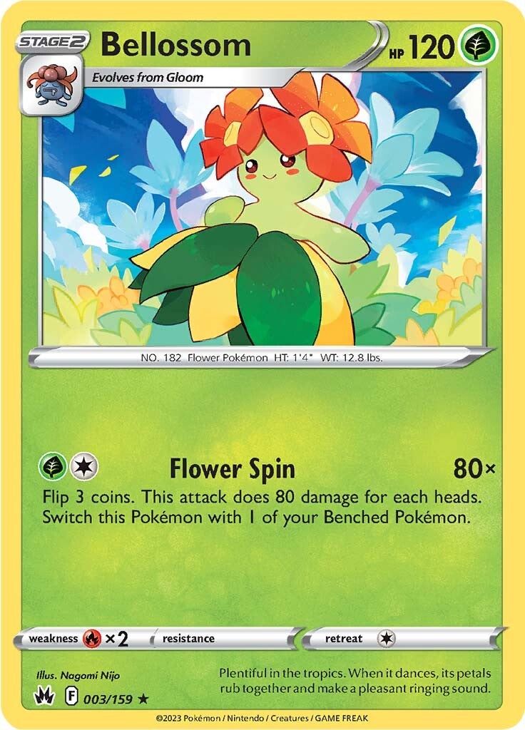 Bellossom (003/159) [Sword & Shield: Crown Zenith] | Gamers Paradise