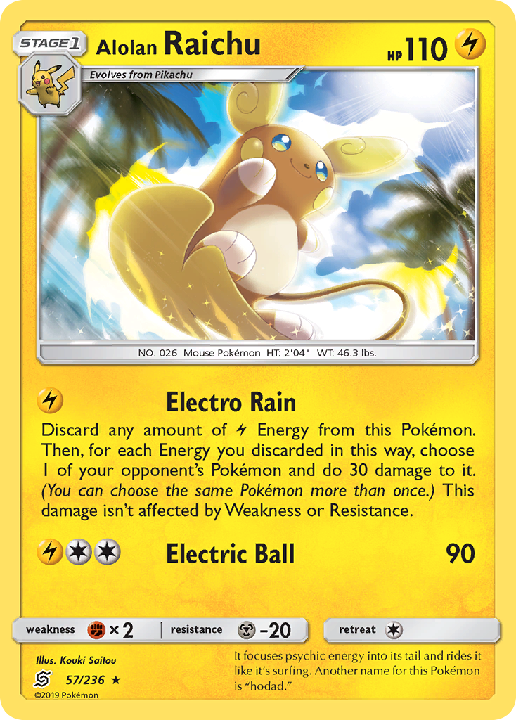 Alolan Raichu (57/236) [Sun & Moon: Unified Minds] | Gamers Paradise