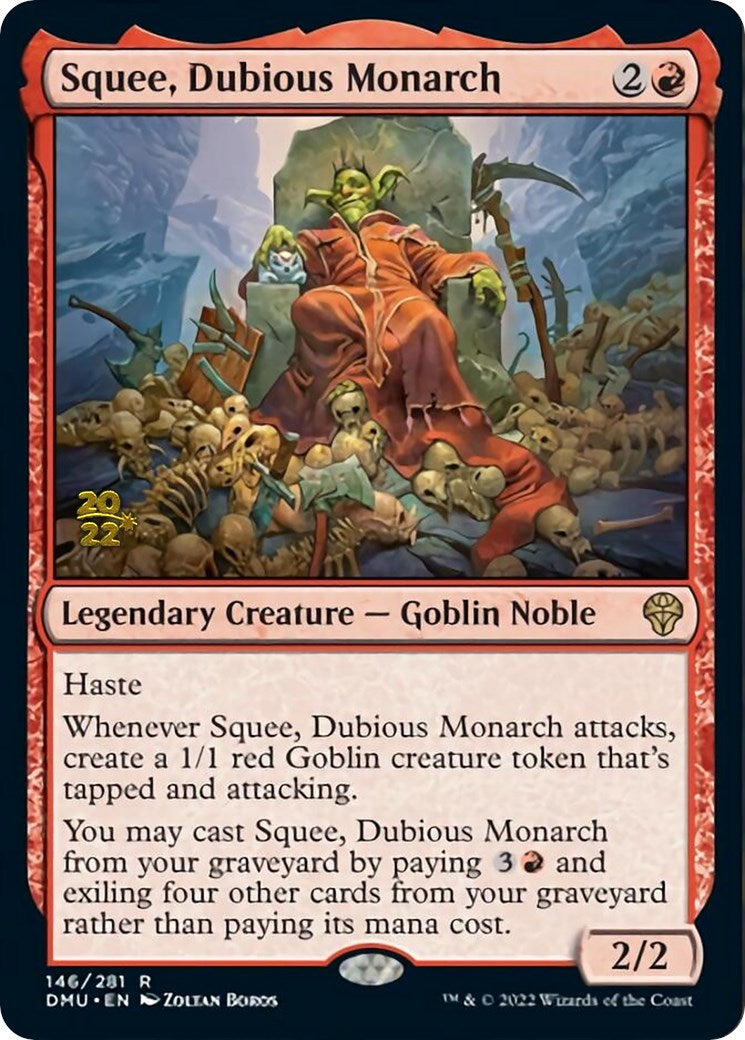 Squee, Dubious Monarch [Dominaria United Prerelease Promos] | Gamers Paradise