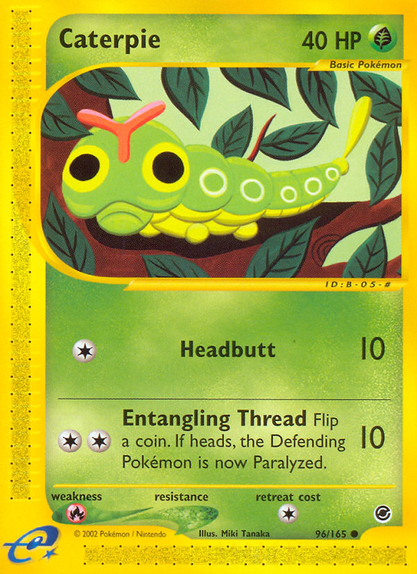 Caterpie (96/165) [Expedition: Base Set] | Gamers Paradise