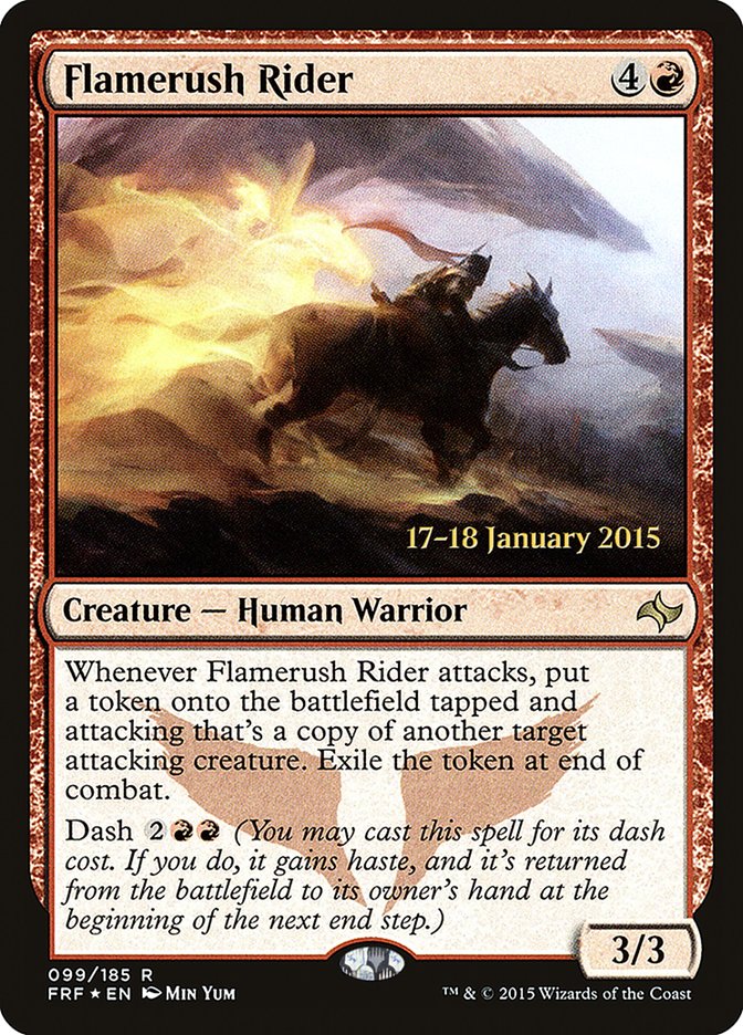 Flamerush Rider [Fate Reforged Prerelease Promos] | Gamers Paradise