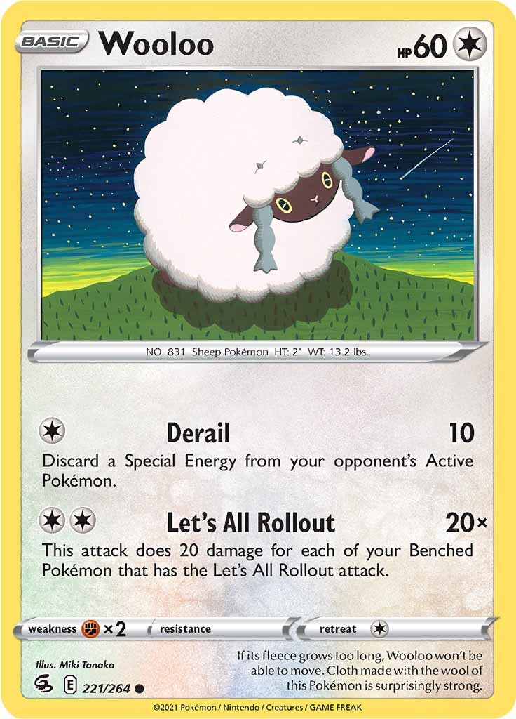 Wooloo (221/264) [Sword & Shield: Fusion Strike] | Gamers Paradise