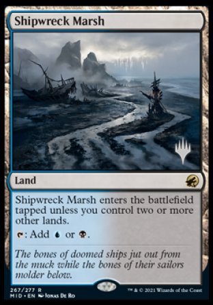 Shipwreck Marsh (Promo Pack) [Innistrad: Midnight Hunt Promos] | Gamers Paradise