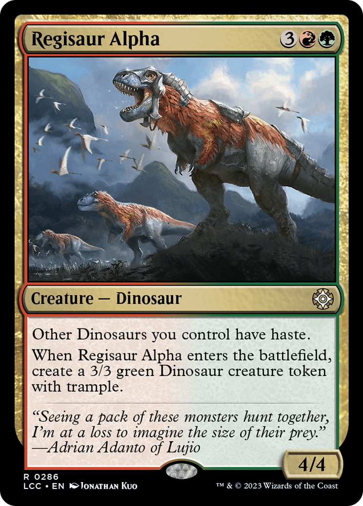 Regisaur Alpha [The Lost Caverns of Ixalan Commander] | Gamers Paradise