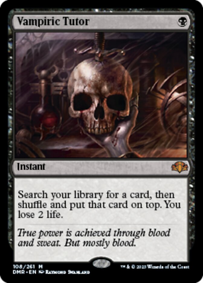 Vampiric Tutor [Dominaria Remastered] | Gamers Paradise