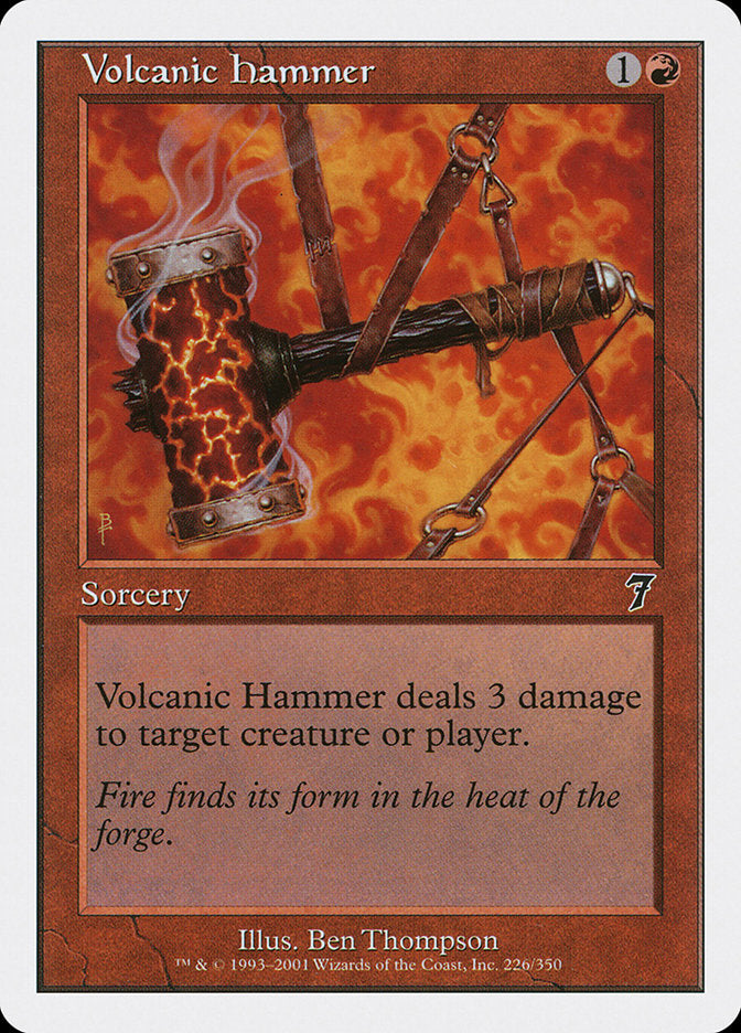 Volcanic Hammer [Seventh Edition] | Gamers Paradise