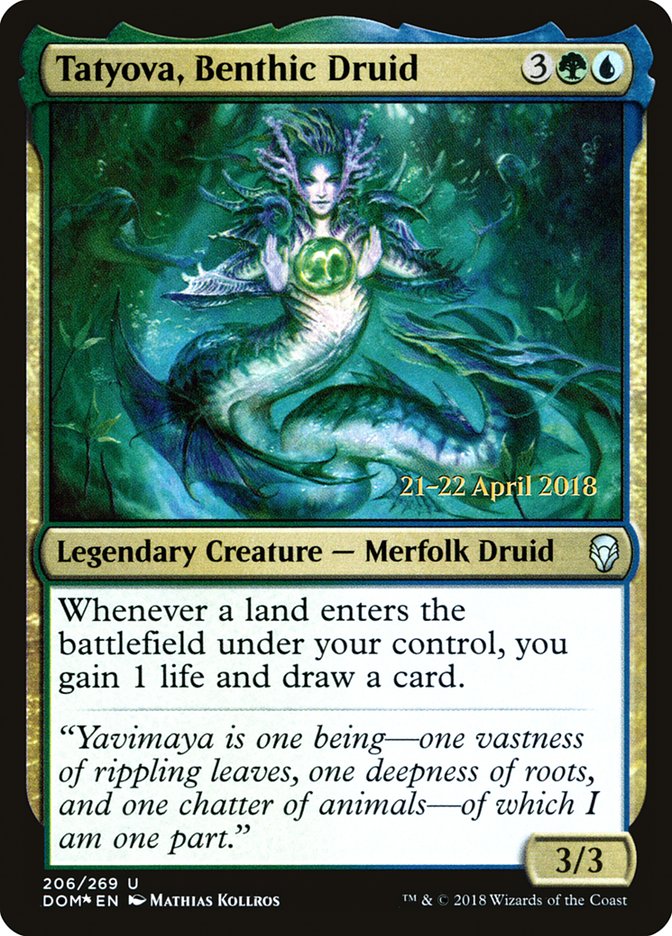 Tatyova, Benthic Druid [Dominaria Prerelease Promos] | Gamers Paradise