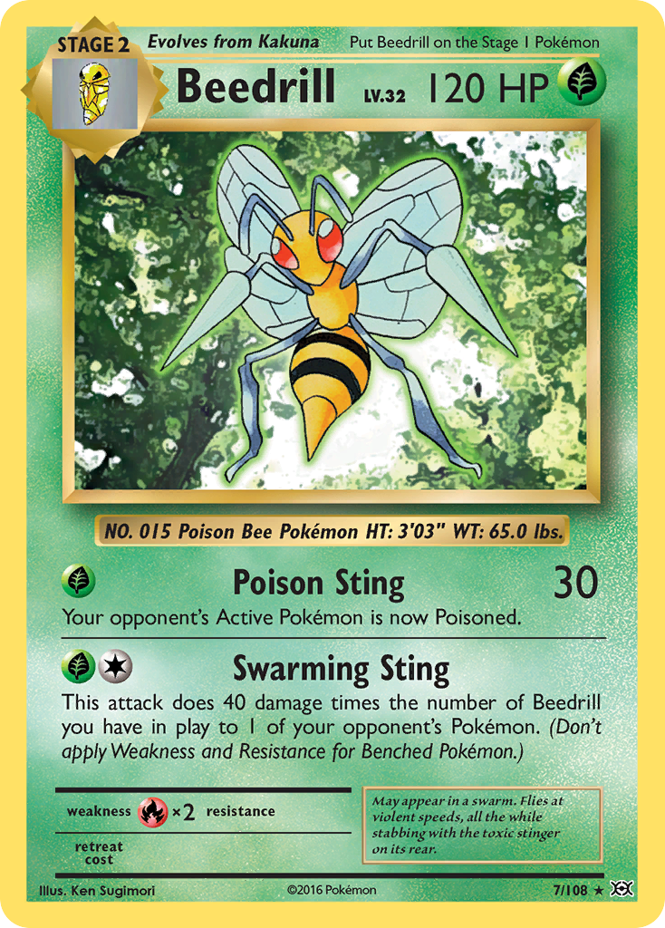 Beedrill (7/108) [XY: Evolutions] | Gamers Paradise