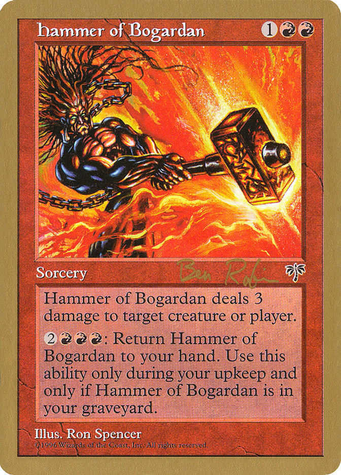 Hammer of Bogardan (Ben Rubin) [World Championship Decks 1998] | Gamers Paradise