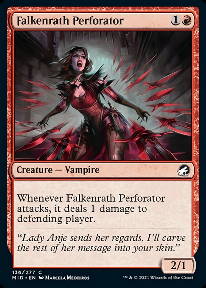 Falkenrath Perforator [Innistrad: Midnight Hunt] | Gamers Paradise