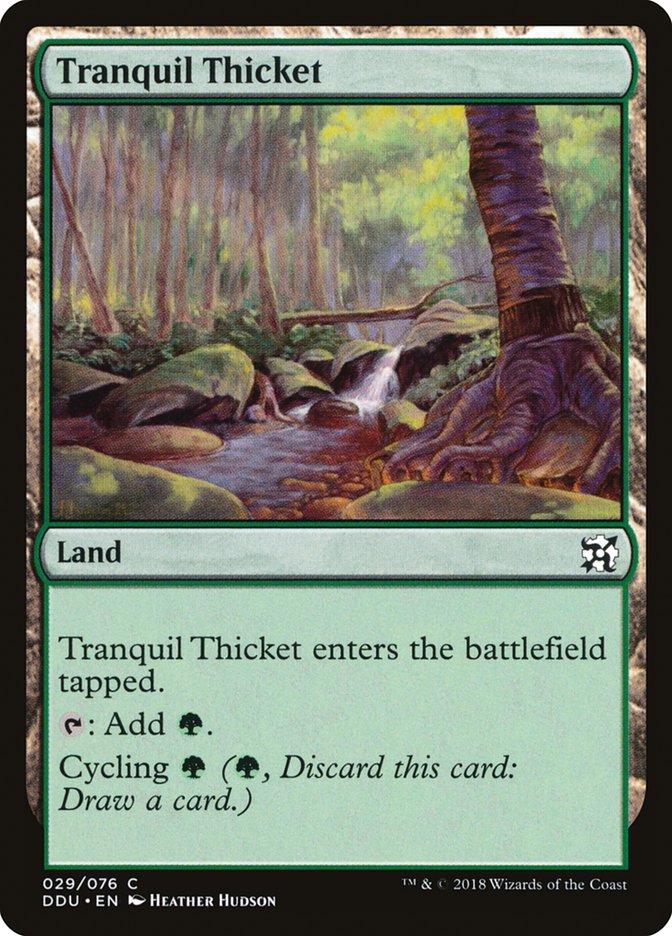 Tranquil Thicket [Duel Decks: Elves vs. Inventors] | Gamers Paradise