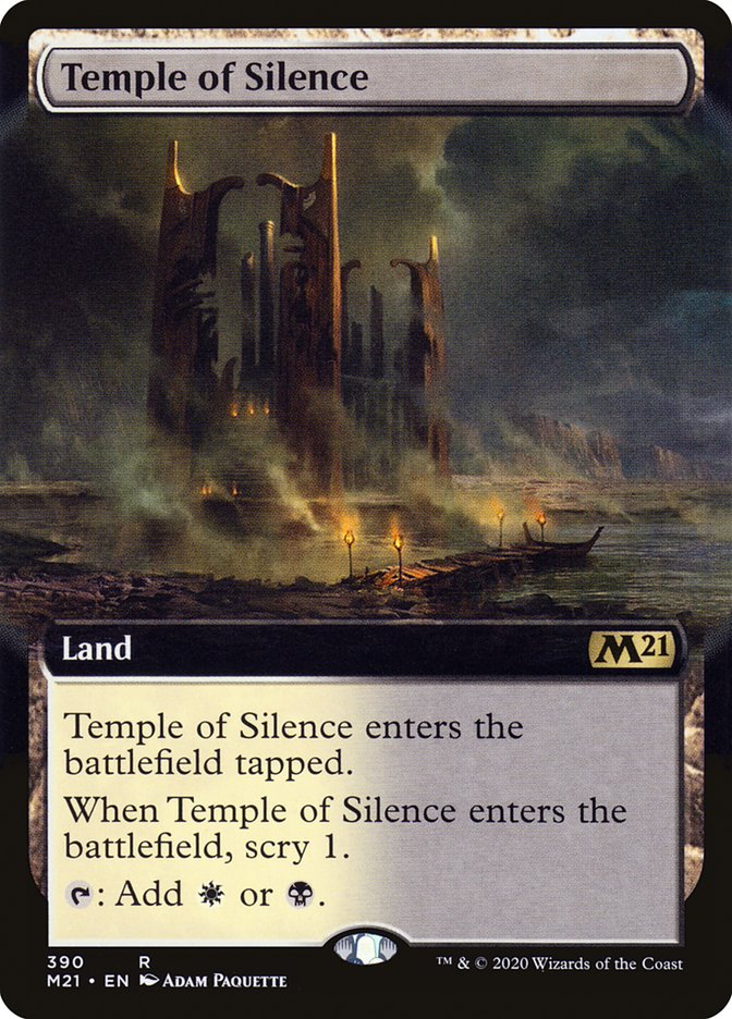 Temple of Silence (Extended Art) [Core Set 2021] | Gamers Paradise