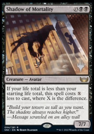 Shadow of Mortality (Promo Pack) [Streets of New Capenna Promos] | Gamers Paradise