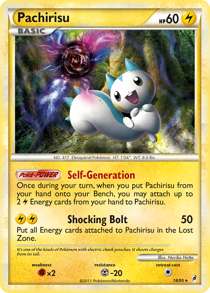 Pachirisu (18/95) [HeartGold & SoulSilver: Call of Legends] | Gamers Paradise