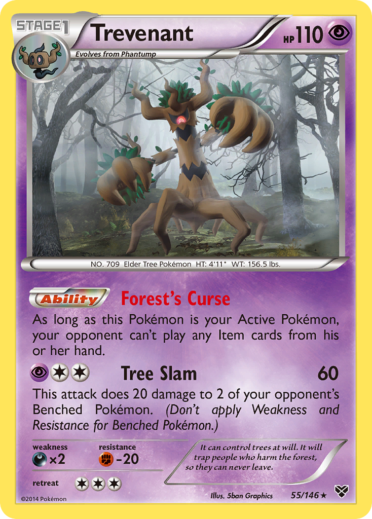 Trevenant (55/146) [XY: Base Set] | Gamers Paradise