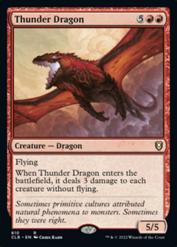 Thunder Dragon [Commander Legends: Battle for Baldur's Gate] | Gamers Paradise