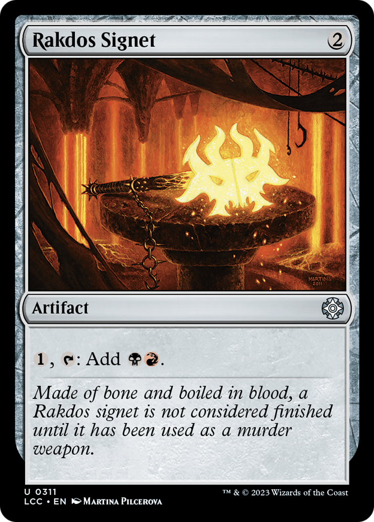 Rakdos Signet [The Lost Caverns of Ixalan Commander] | Gamers Paradise
