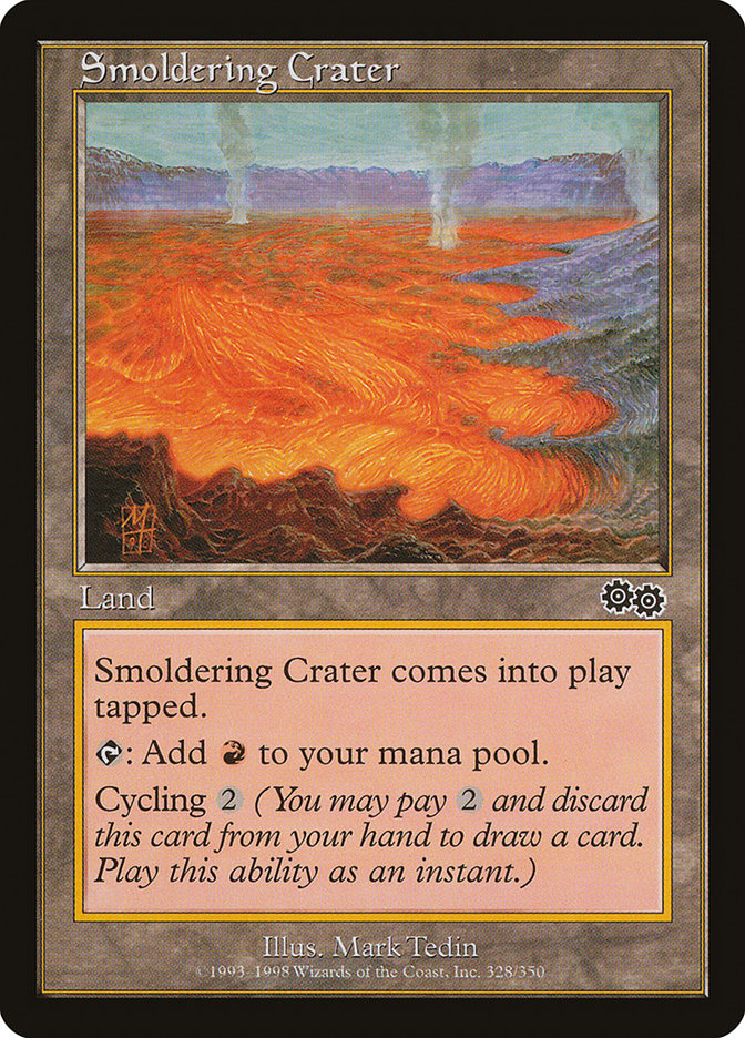 Smoldering Crater [Urza's Saga] | Gamers Paradise