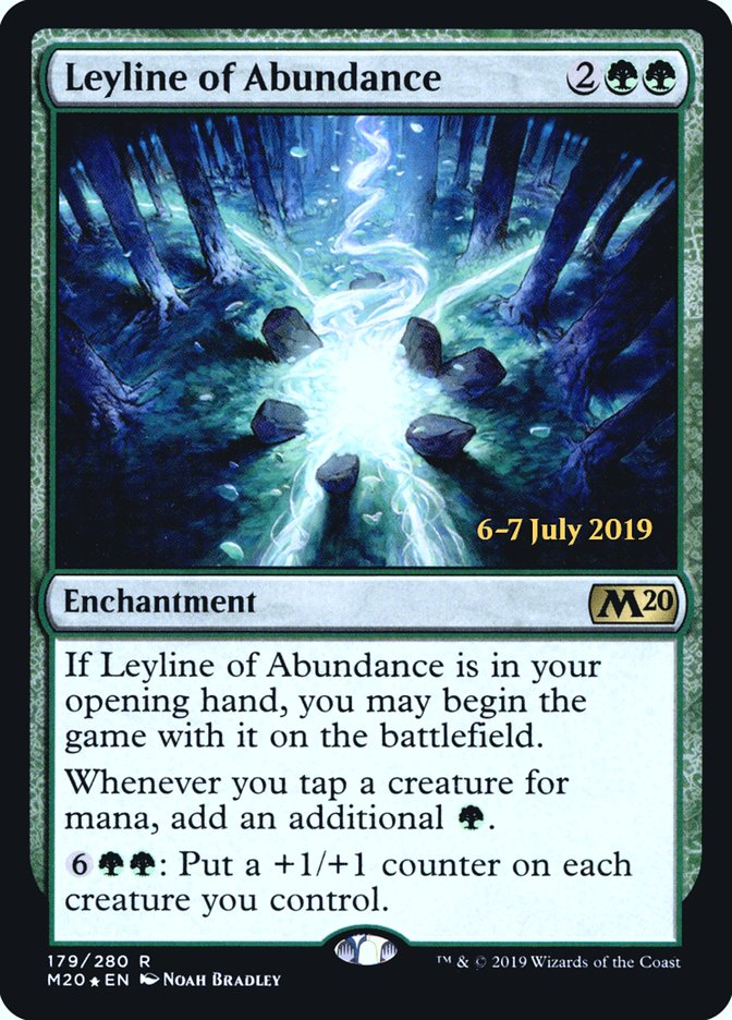 Leyline of Abundance [Core Set 2020 Prerelease Promos] | Gamers Paradise