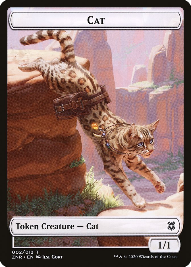 Cat Token [Zendikar Rising Tokens] | Gamers Paradise