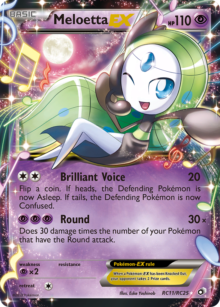 Meloetta EX (RC11/RC25) [Black & White: Legendary Treasures] | Gamers Paradise