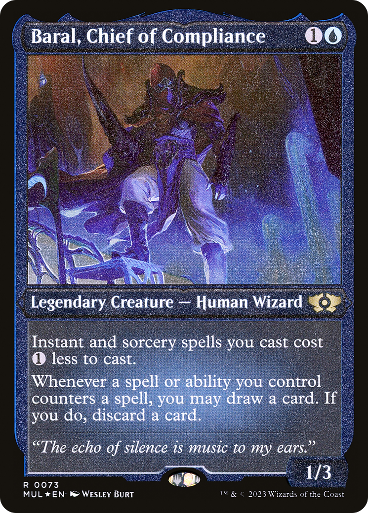 Baral, Chief of Compliance (Foil Etched) [Multiverse Legends] | Gamers Paradise