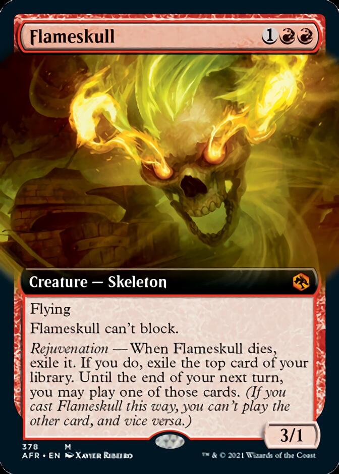 Flameskull (Extended Art) [Dungeons & Dragons: Adventures in the Forgotten Realms] | Gamers Paradise