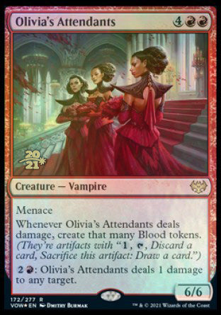 Olivia's Attendants [Innistrad: Crimson Vow Prerelease Promos] | Gamers Paradise