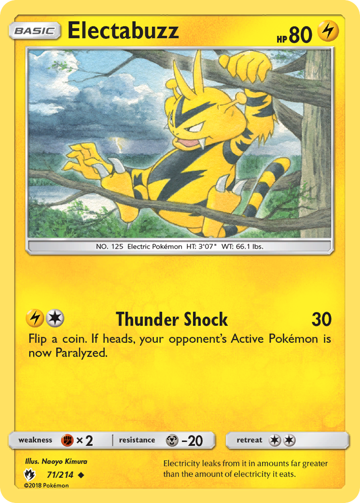 Electabuzz (71/214) [Sun & Moon: Lost Thunder] | Gamers Paradise