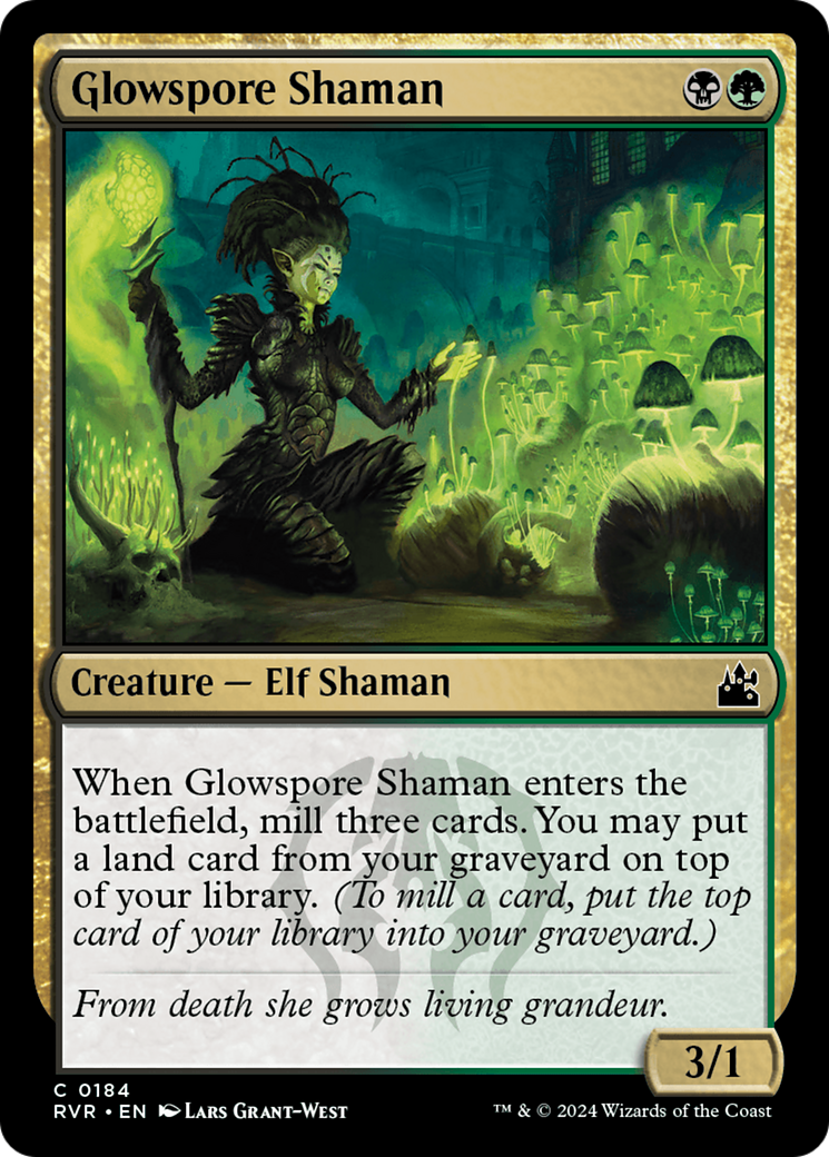 Glowspore Shaman [Ravnica Remastered] | Gamers Paradise