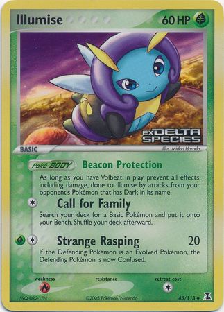 Illumise (45/113) (Stamped) [EX: Delta Species] | Gamers Paradise