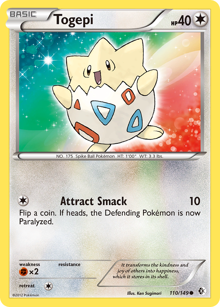 Togepi (110/149) [Black & White: Boundaries Crossed] | Gamers Paradise