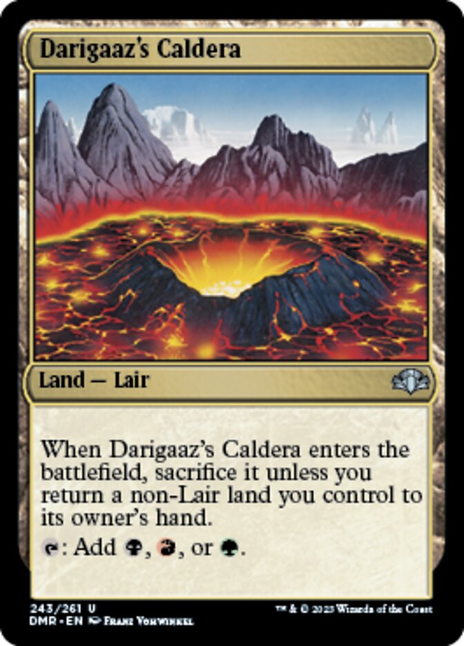 Darigaaz's Caldera [Dominaria Remastered] | Gamers Paradise