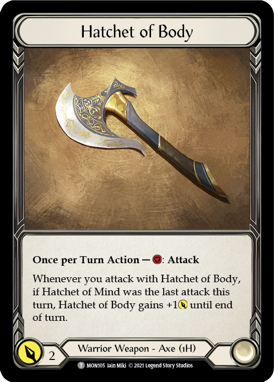 Spectral Shield // Hatchet of Body [MON104 // MON105] 1st Edition Normal | Gamers Paradise