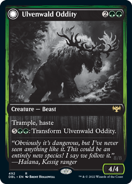 Ulvenwald Oddity // Ulvenwald Behemoth [Innistrad: Double Feature] | Gamers Paradise