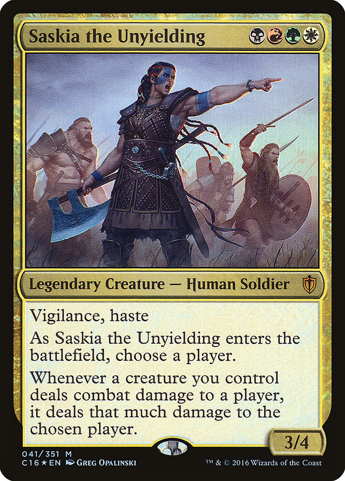 Saskia the Unyielding [Commander 2016] | Gamers Paradise