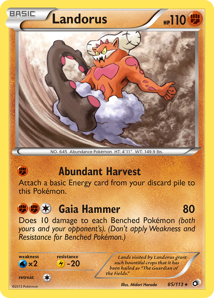 Landorus (85/113) [Black & White: Legendary Treasures] | Gamers Paradise