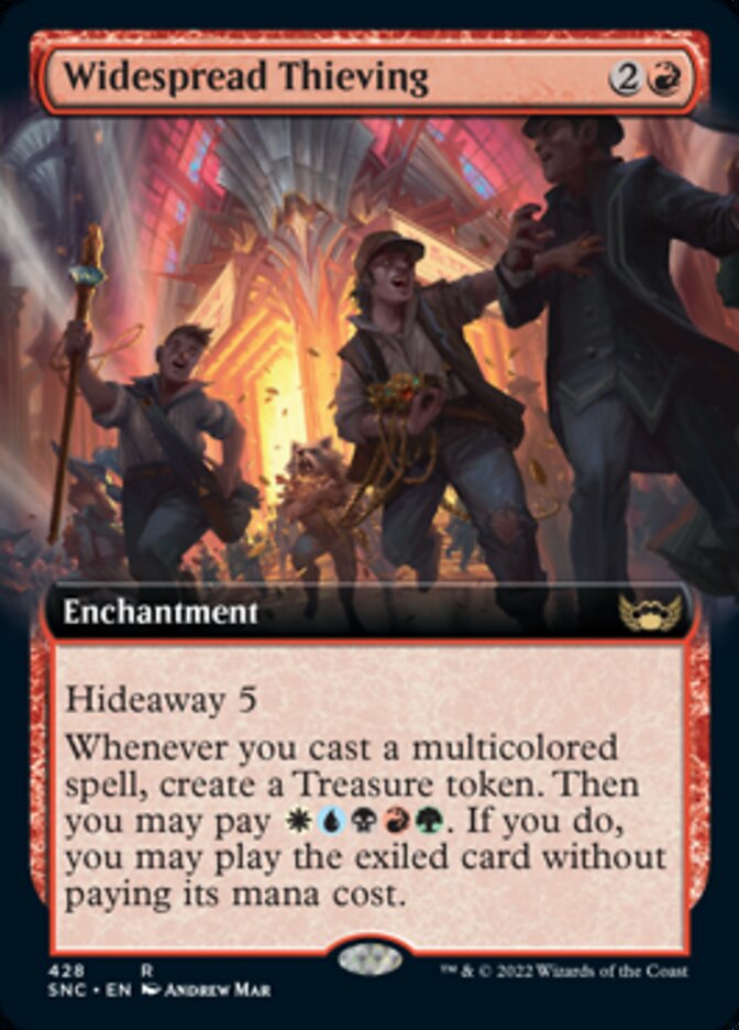 Widespread Thieving (Extended Art) [Streets of New Capenna] | Gamers Paradise