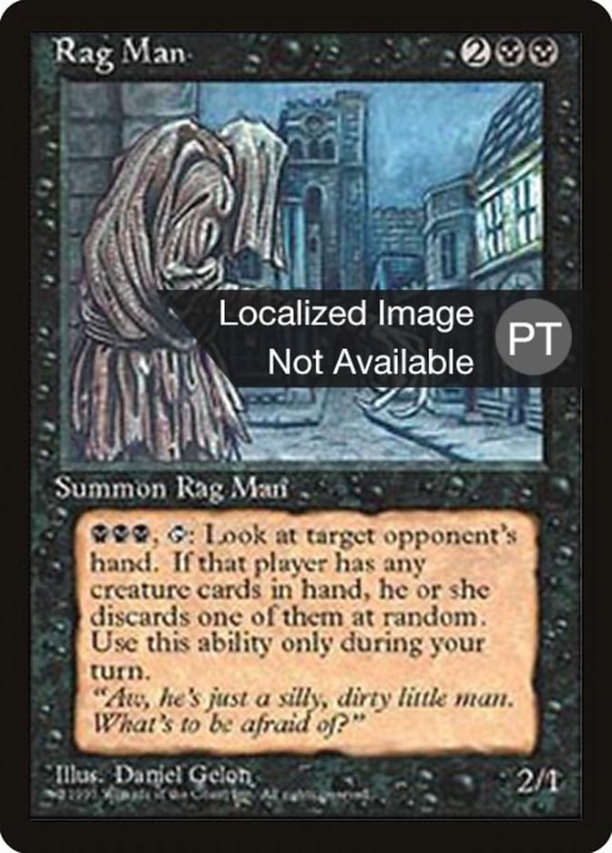 Rag Man [Fourth Edition (Foreign Black Border)] | Gamers Paradise