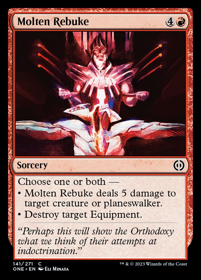 Molten Rebuke [Phyrexia: All Will Be One] | Gamers Paradise