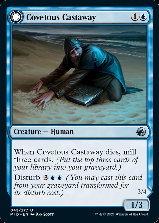 Covetous Castaway // Ghostly Castigator [Innistrad: Midnight Hunt] | Gamers Paradise